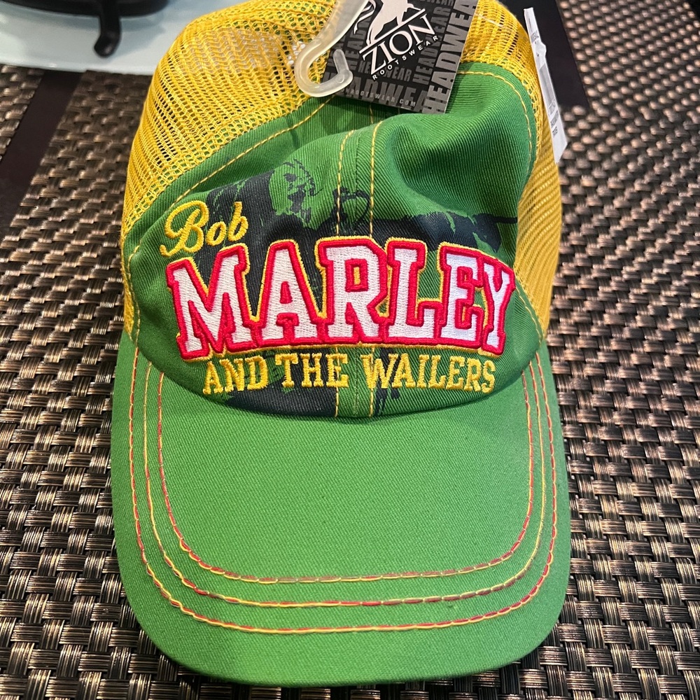 Zion Rootswear Green Cap with Yellow Mesh Trucker Hat